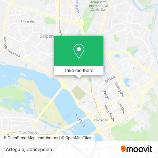 Arteguib map