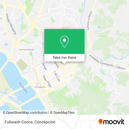 Fullwash Conce map