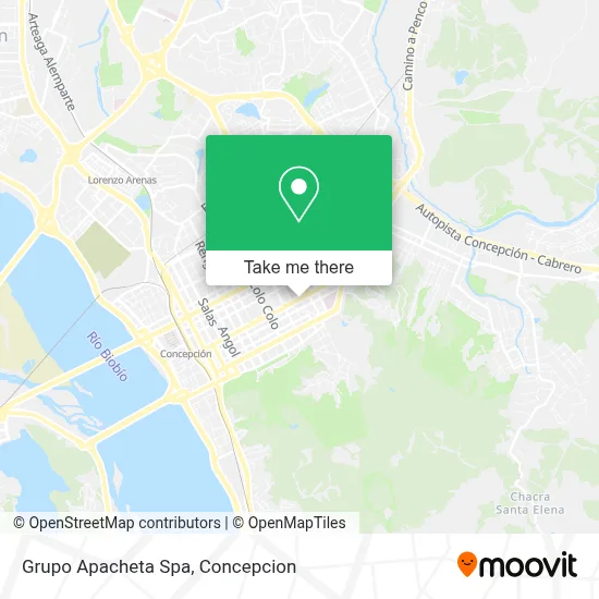 Grupo Apacheta Spa map