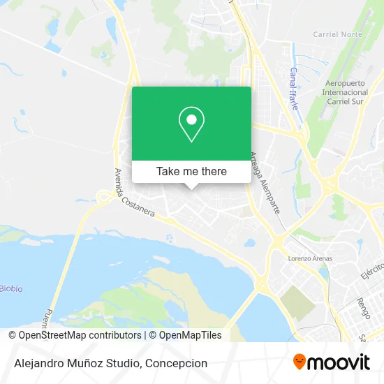 Alejandro Muñoz Studio map