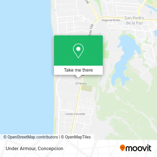 Under Armour map