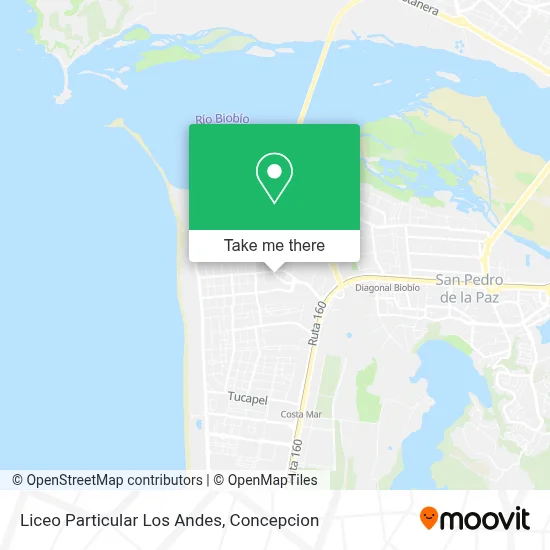 Liceo Particular Los Andes map