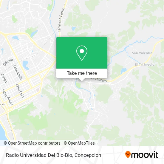 Radio Universidad Del Bio-Bio map