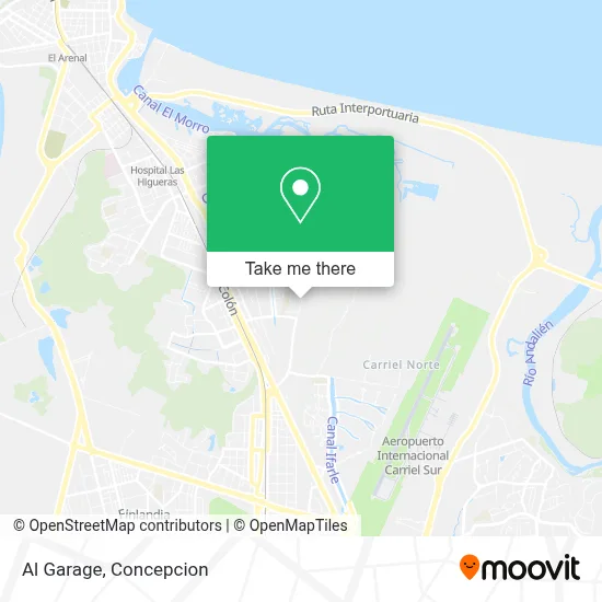 Al Garage map