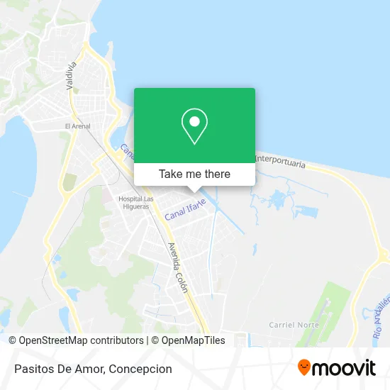 Pasitos De Amor map