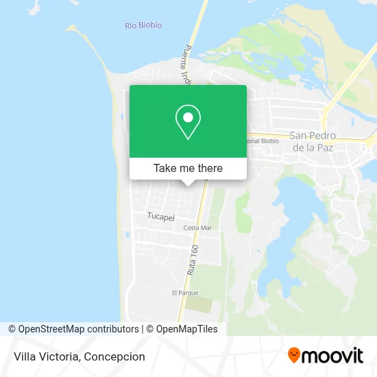 Villa Victoria map