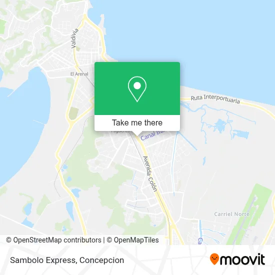 Sambolo Express map