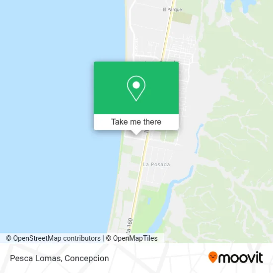 Pesca Lomas map