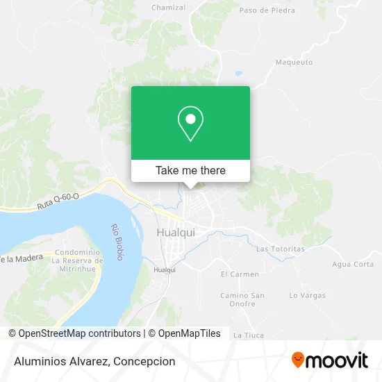 Aluminios Alvarez map