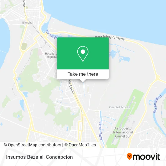 Insumos Bezalel map