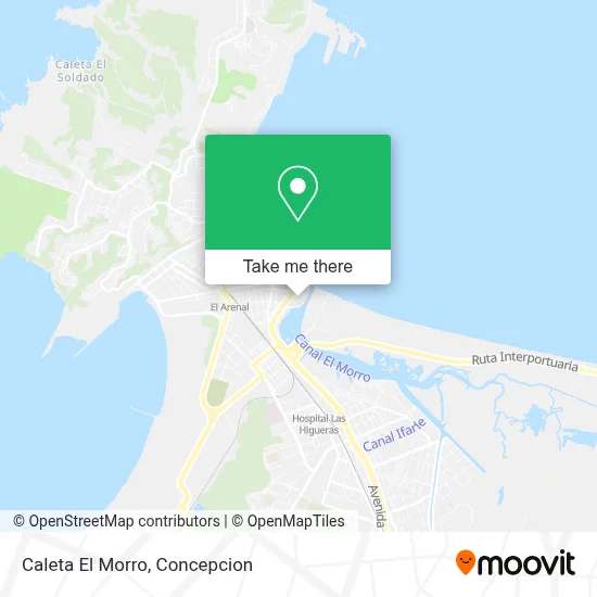 Caleta El Morro map