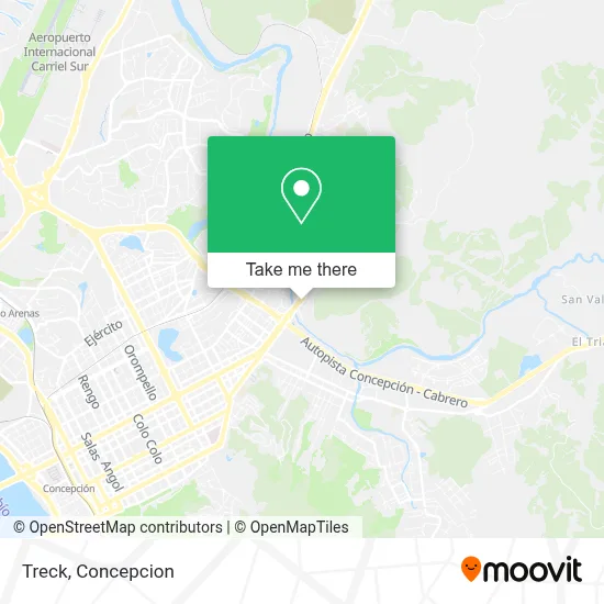 Treck map