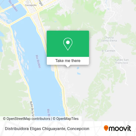 Distribuidora Eligas Chiguayante map