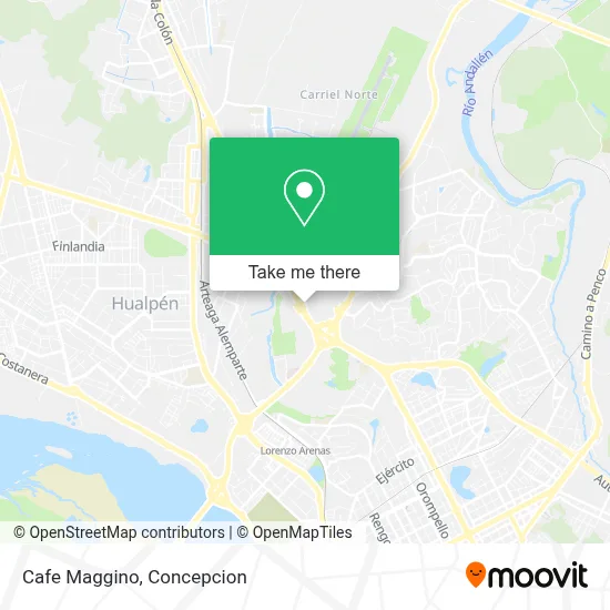 Cafe Maggino map