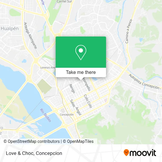 Love & Choc map