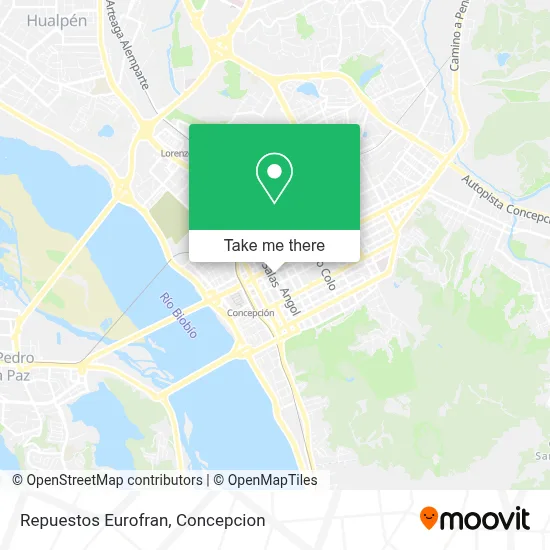 Repuestos Eurofran map