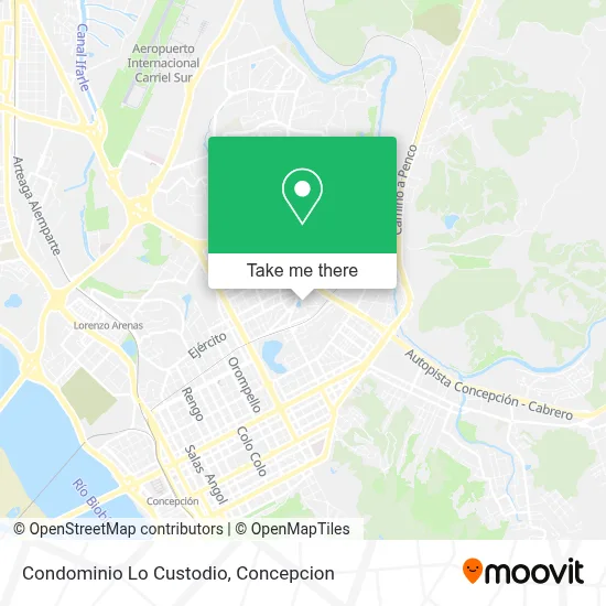 Condominio Lo Custodio map