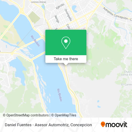 Daniel Fuentes - Asesor Automotriz map