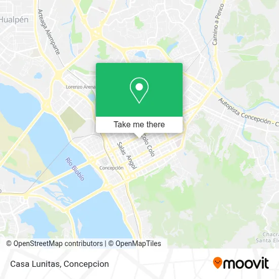 Casa Lunitas map