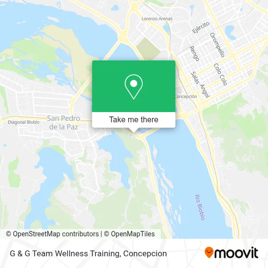 G & G Team Wellness Training map
