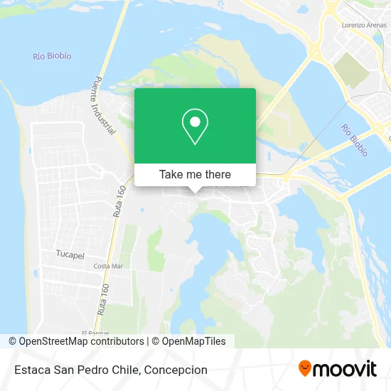 Estaca San Pedro Chile map