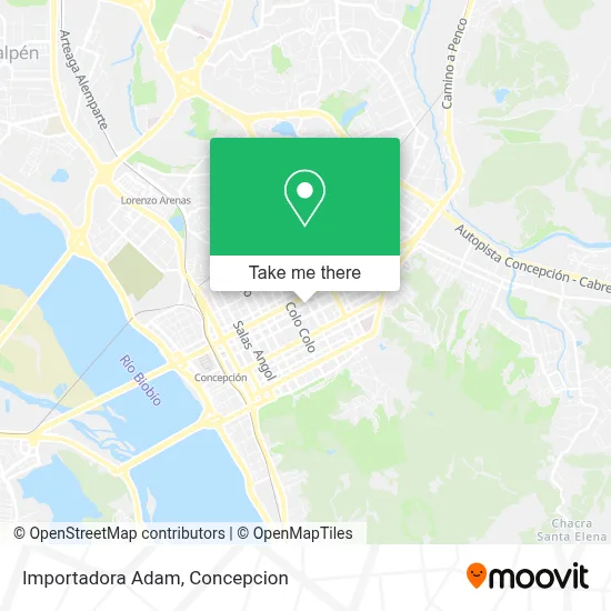 Importadora Adam map