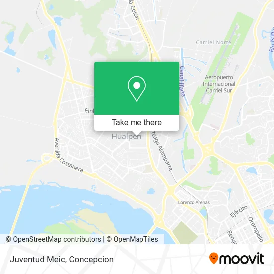 Juventud Meic map