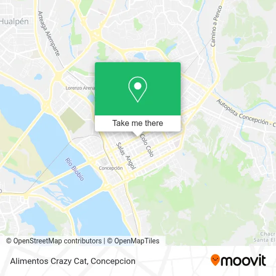 Alimentos Crazy Cat map