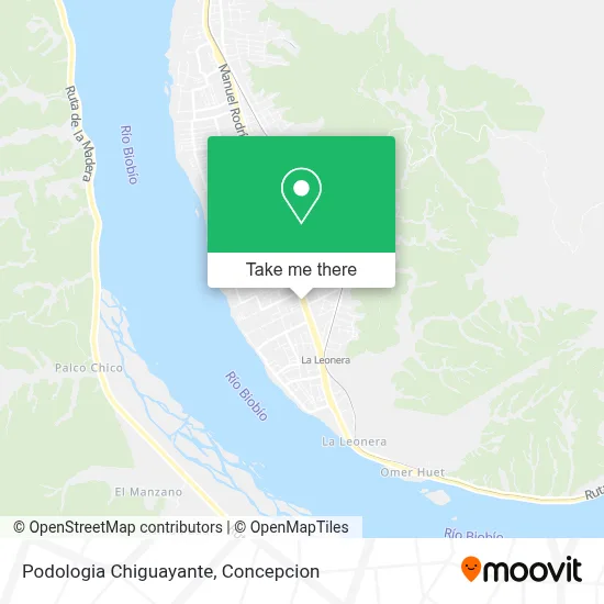 Podologia Chiguayante map