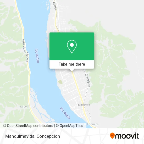 Manquimavida map