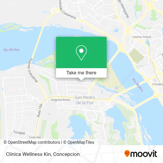 Clínica Wellness Kin map