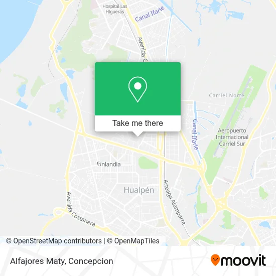 Alfajores Maty map