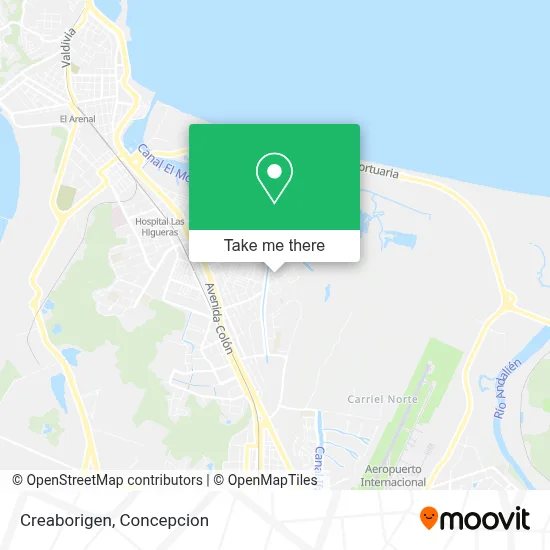 Creaborigen map