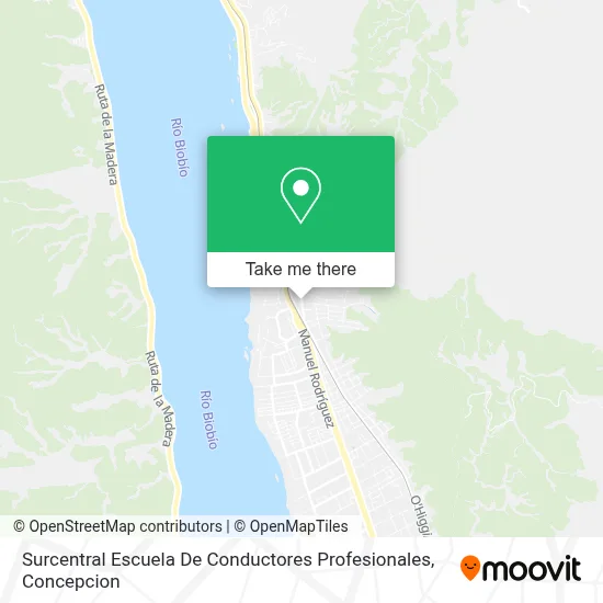 Surcentral Escuela De Conductores Profesionales map