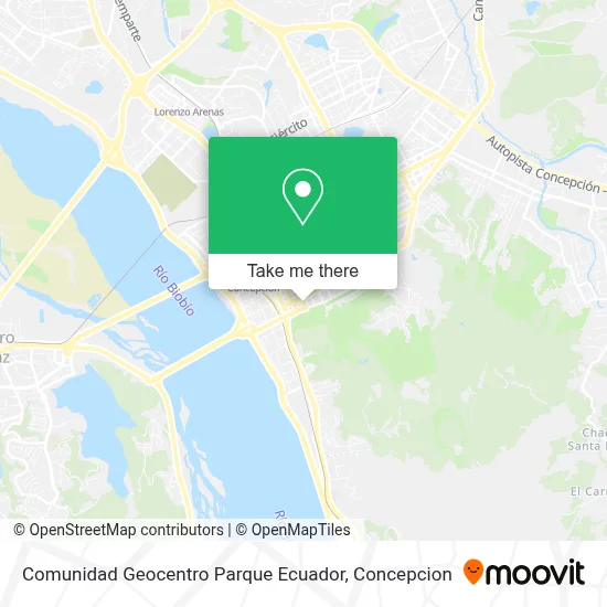 Comunidad Geocentro Parque Ecuador map