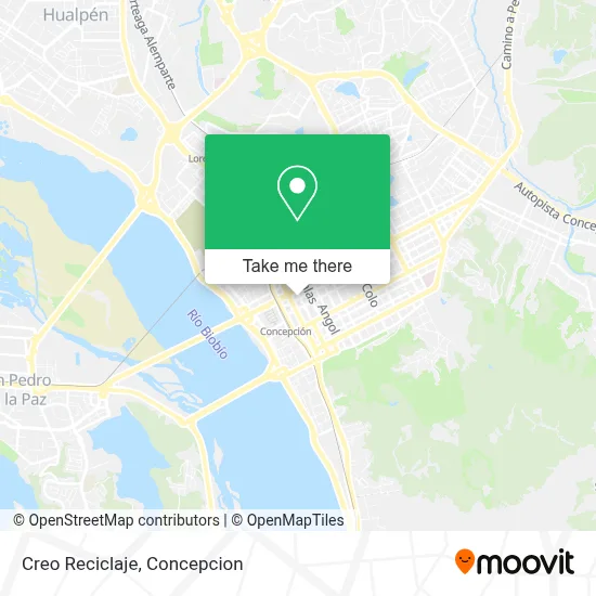 Creo Reciclaje map