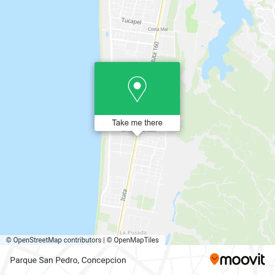 Parque San Pedro map