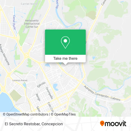 El Secreto Restobar map