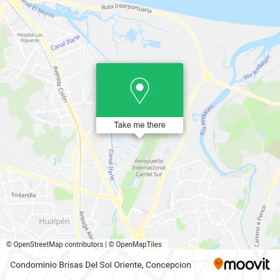 Condominio Brisas Del Sol Oriente map