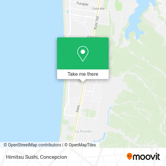Himitsu Sushi map
