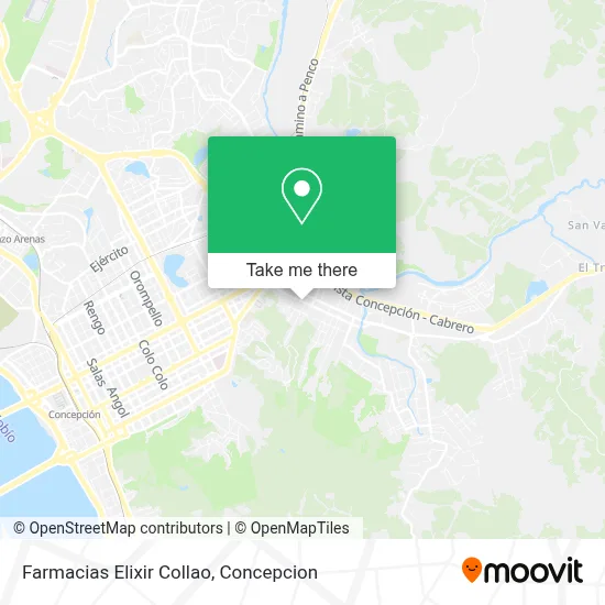 Farmacias Elixir Collao map