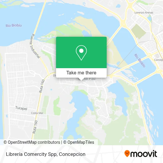 Librería Comercity Spp map