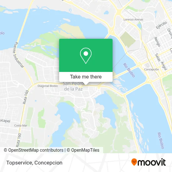 Topservice map