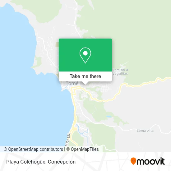 Playa Colchogüe map