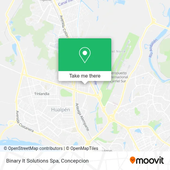 Binary It Solutions Spa map