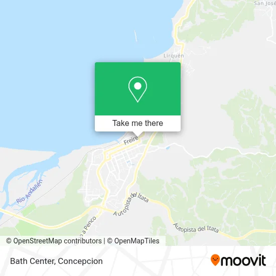 Bath Center map