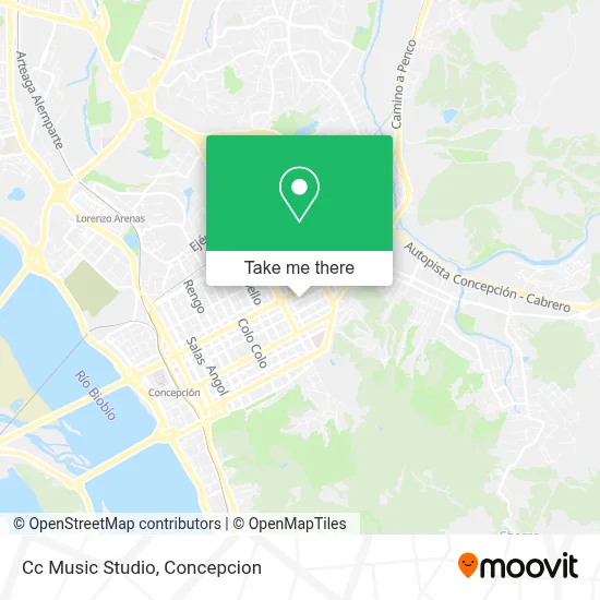 Cc Music Studio map