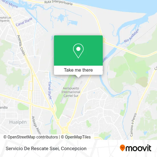 Servicio De Rescate Ssei map