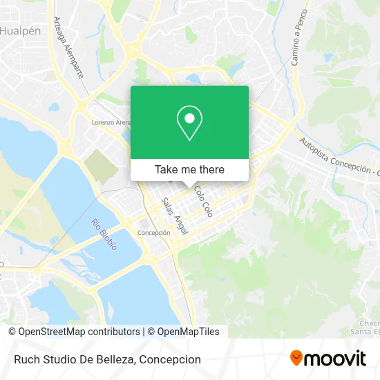 Ruch Studio De Belleza map