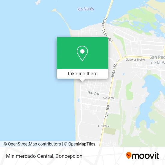 Minimercado Central map